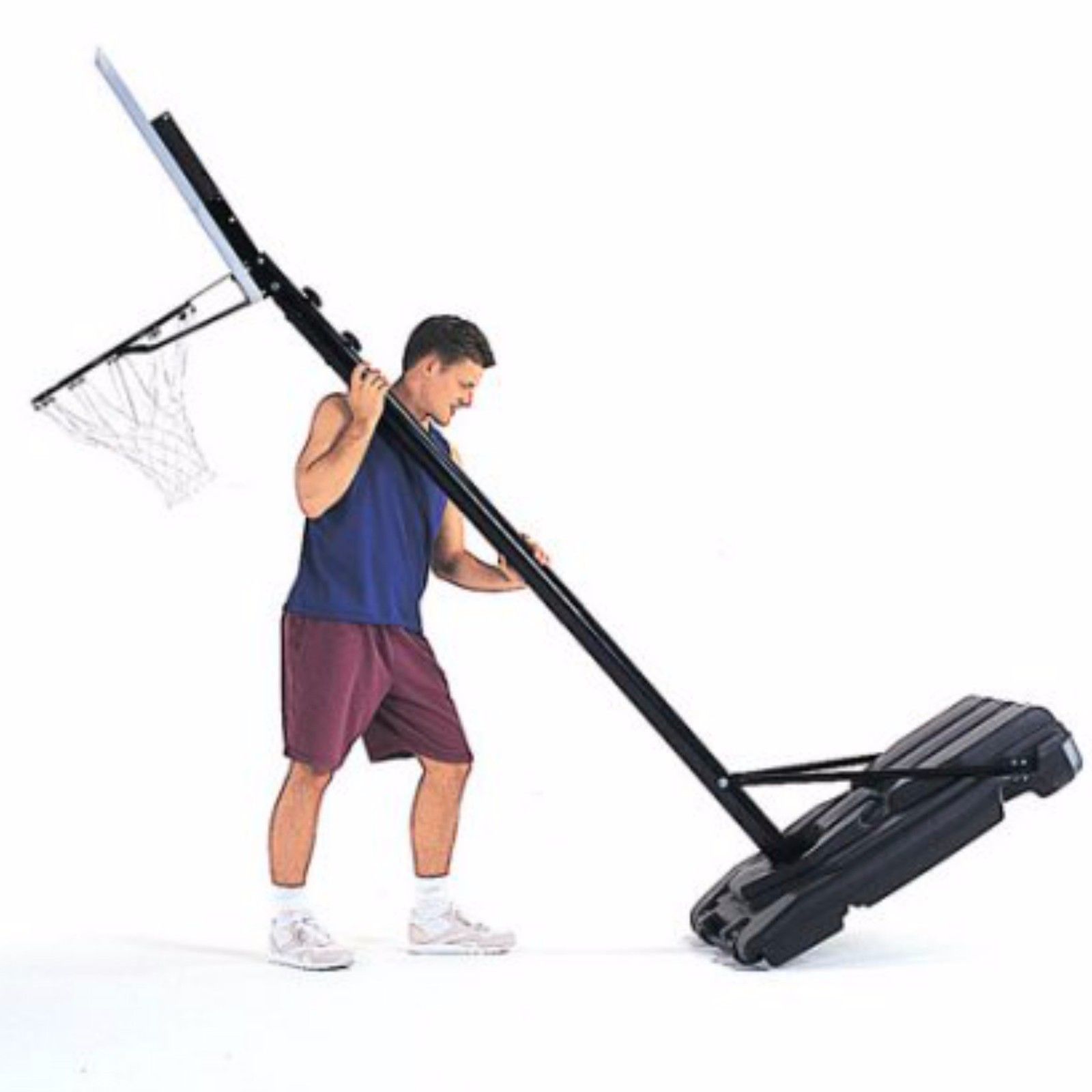 Lifetime Pro 44 " P Adjustable Portable Basketball Hoop Outdoor 27